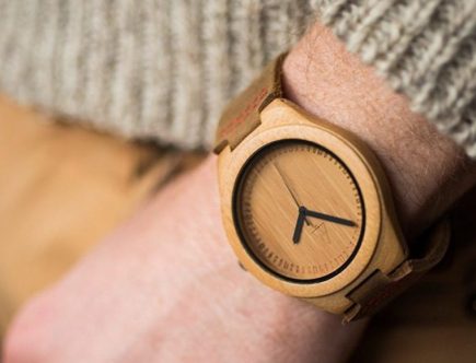 montre en bois chic